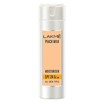 lakme peach milk spf 24 pa sunscreen moisturiser