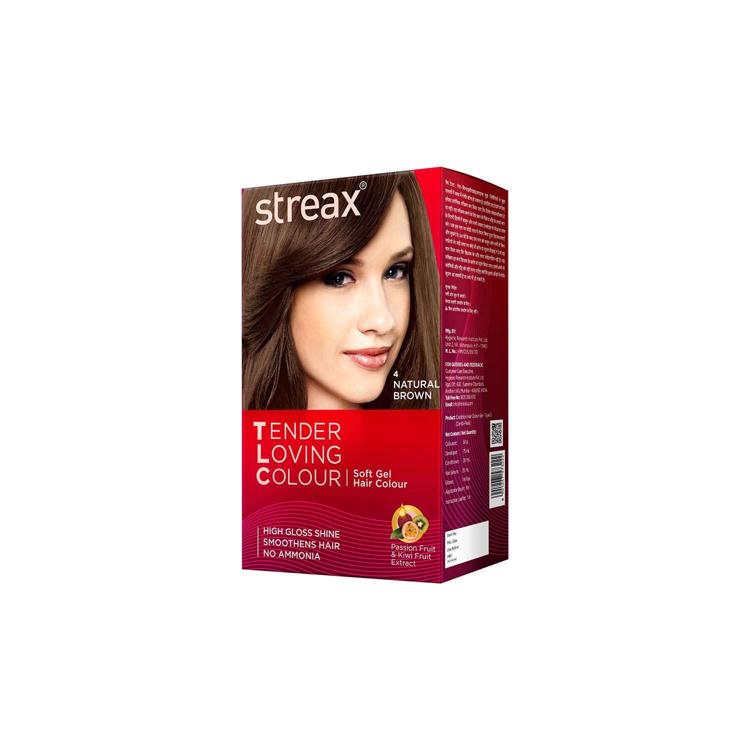 Streax 4 (Natural Brown) Hair Color – MinerwaShopping