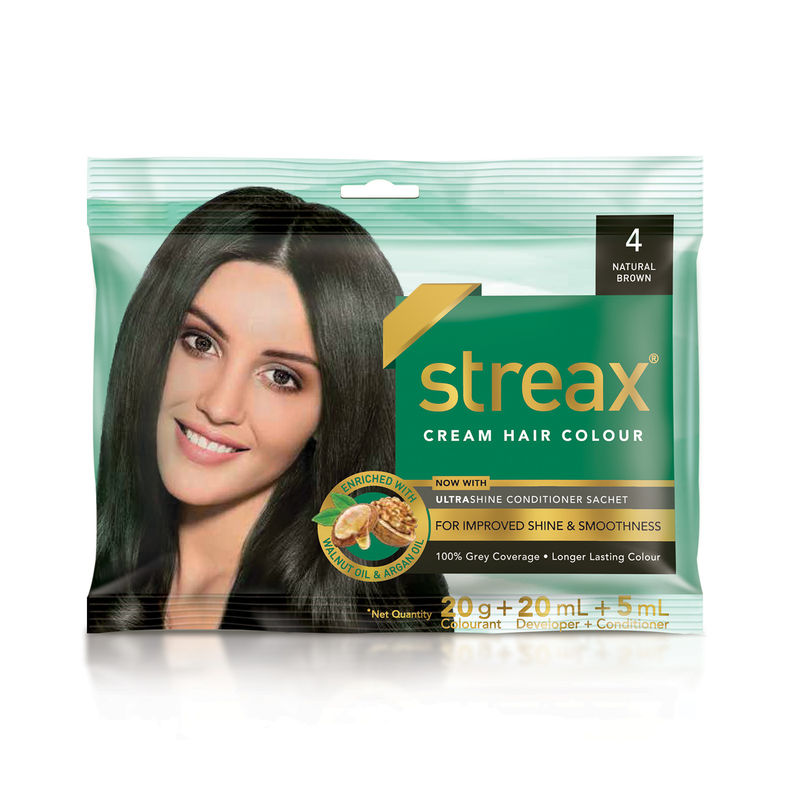 Streax 4 (Natural Brown) Hair Color – MinerwaShopping