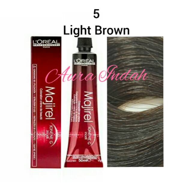 Majirel No 5, Lightest Brown Hair Color Tube – MinerwaShopping