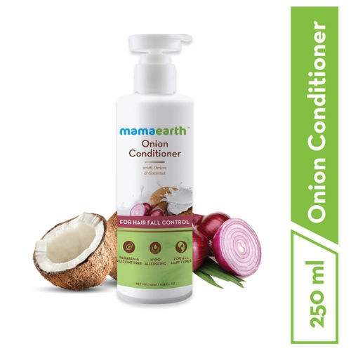 Mamaearth Onion Conditioner for Hair Growth & Hair Fall Control, 250ml –  MinerwaShopping